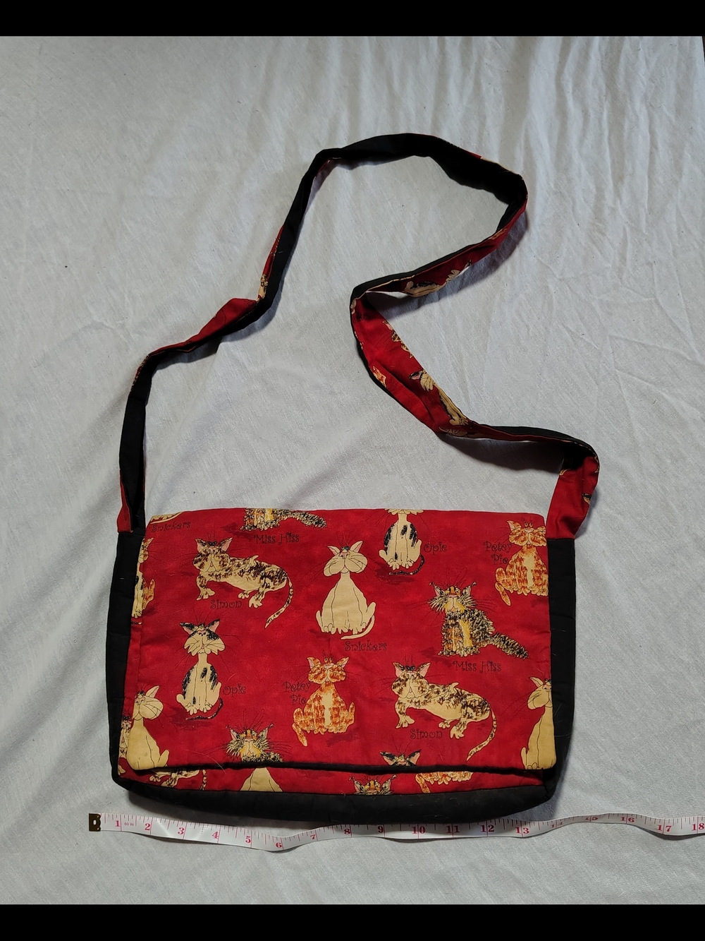 Catberry Tails Cute Kitty Cat Theme Small Cross Body Bag